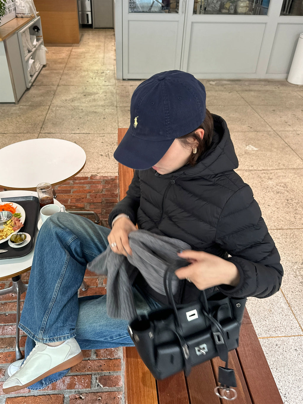 Light Slim Hooded Short Down Jacket_BDHL8028