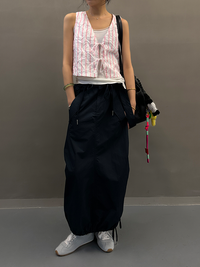 Crumpled Striped Vest_BDHL7249