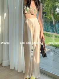 Draped Floor-Length Pants_BDHL7442