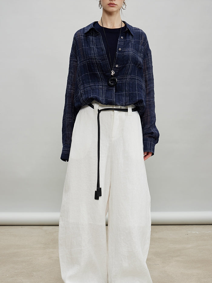 Loose-Fitting Shirt Or Long Straight Skirt_BDHL7193