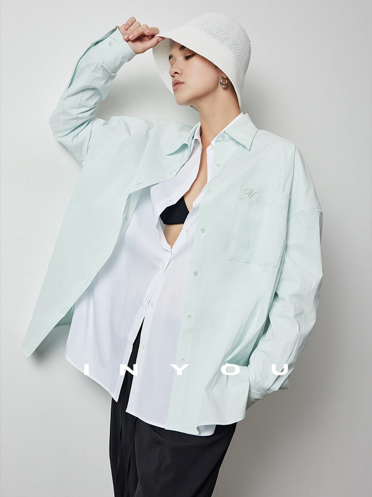 Loose-Fitting Silhouette Shirt_BDHL7155