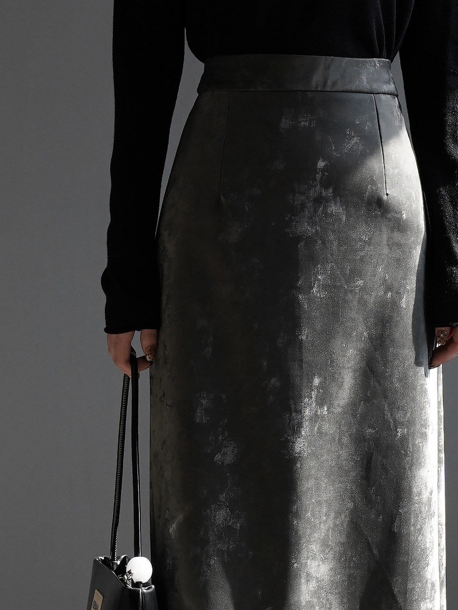 斑駁直筒裙_BDHL8064