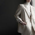 Lace Patchwork Tailored Blazer_BDHL8256