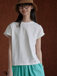 Shaped Wide-Sleeved T-Shirt_BDHL6212