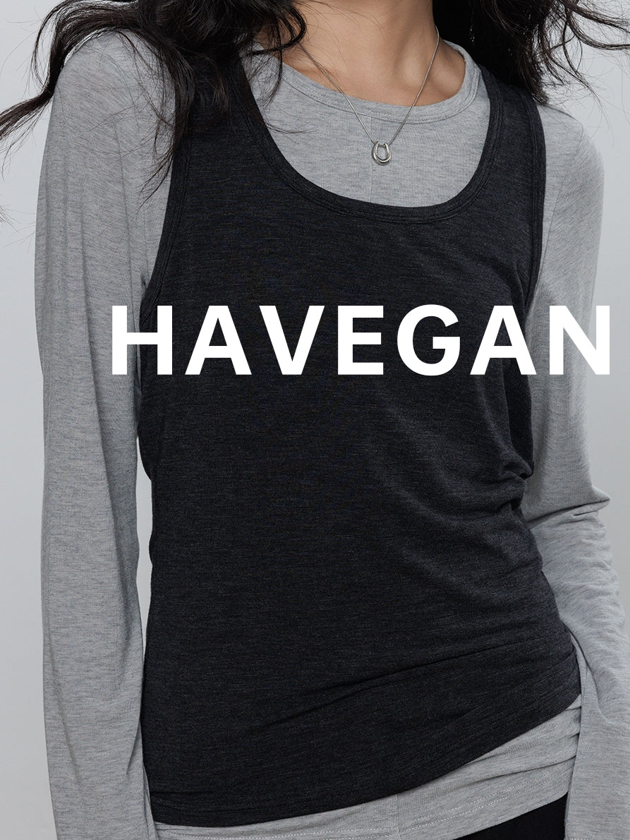 Round-Neck Vest Or Long-Sleeved T-Shirt_BDHL7778