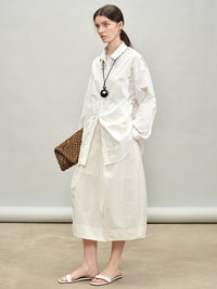 3D Shape Bud Skirt_BDHL7332