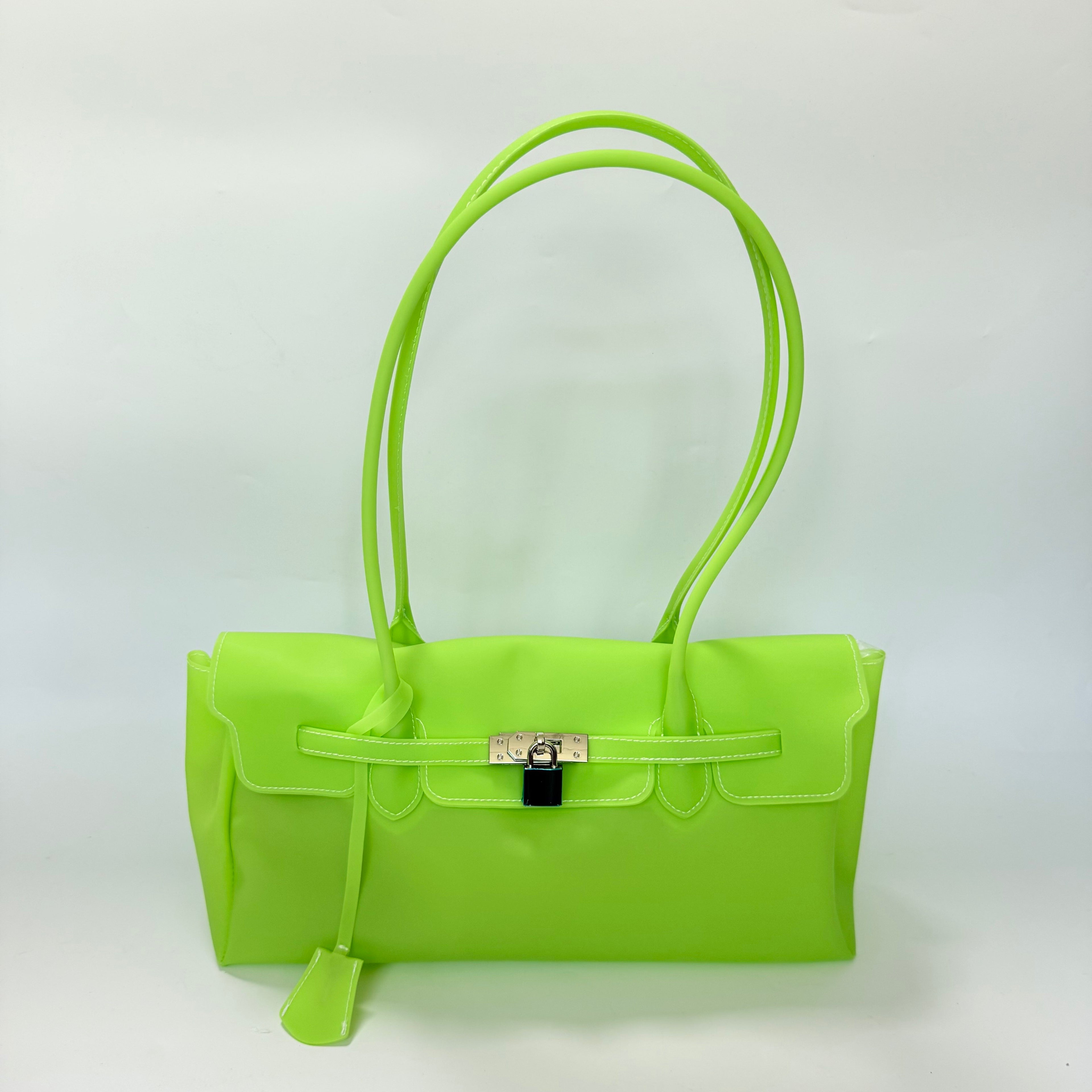 Jelly TPU East-West Padlock Bag_BDHL8305