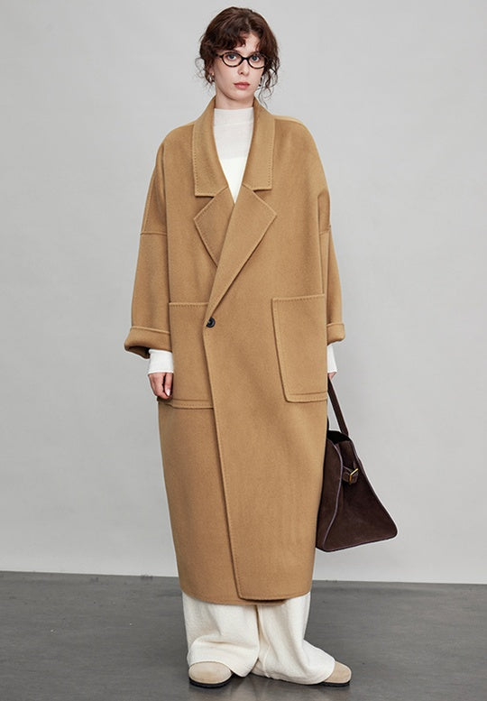 Large Pockets Lazy Long Coat_BDHL6704