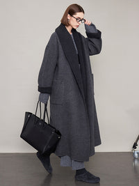 Large Lapel Reversible Long Coat_BDHL6610