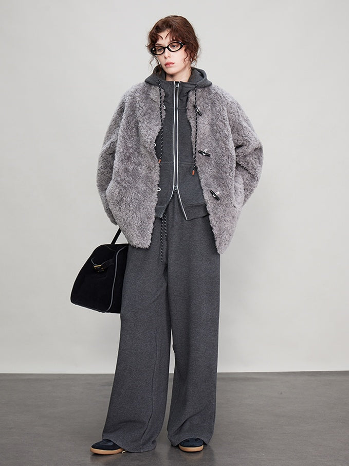 Loose Short-Length Fur Coat_BDHL6703