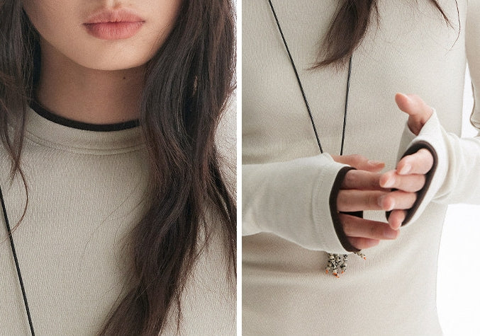 Two-Piece Style Slim Tops_BDHL8145