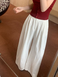 Lazy Linen Wide Leg Pants_BDHL6220