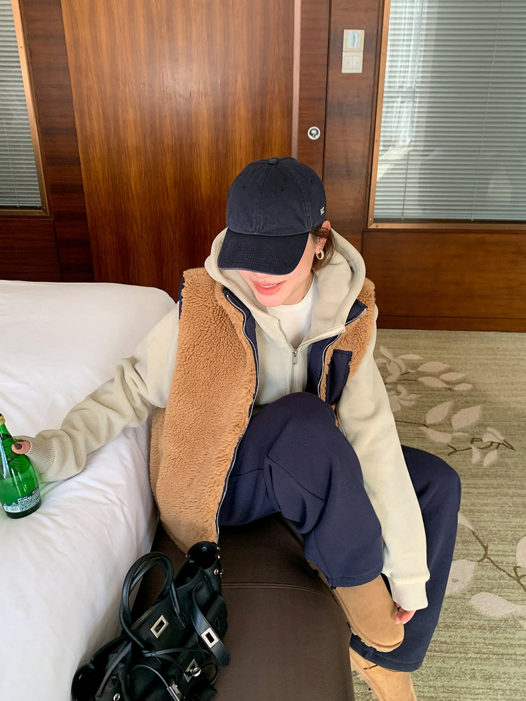 Hooded Thick Short Jacket_BDHL8127