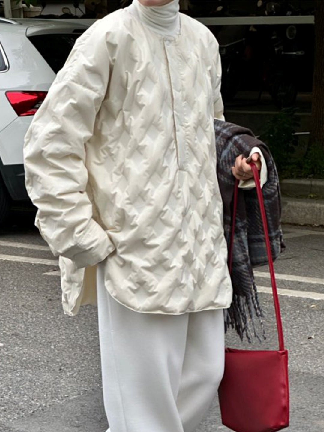 圓領套頭羽絨外套_BDHL8134