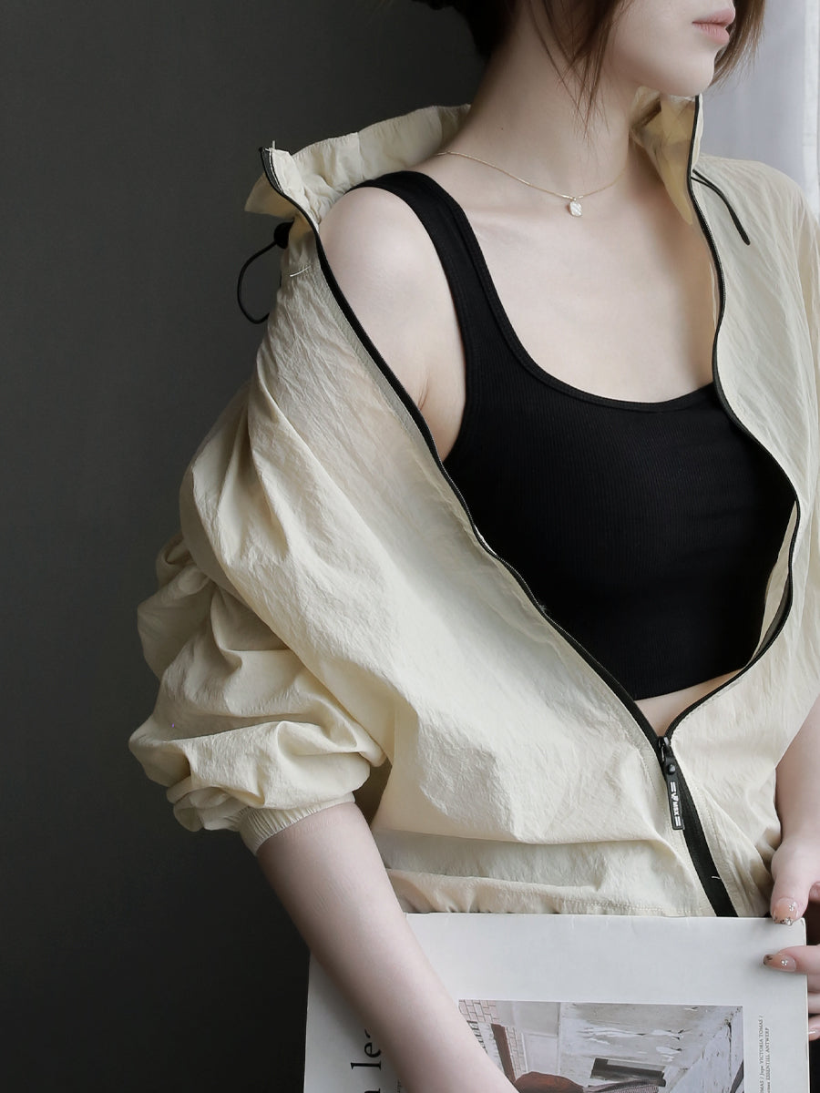 Frill Collar Thin Jacket_BDHL7578