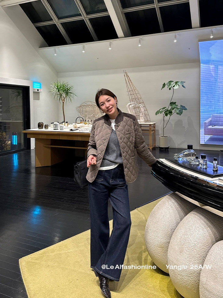 Diamond-Quilted Down Jacket_BDHL8051