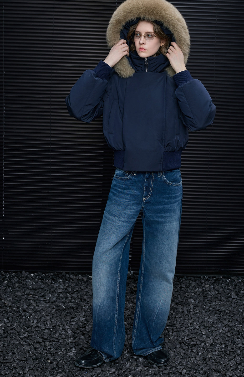 短連帽羽絨外套_BDHL8071