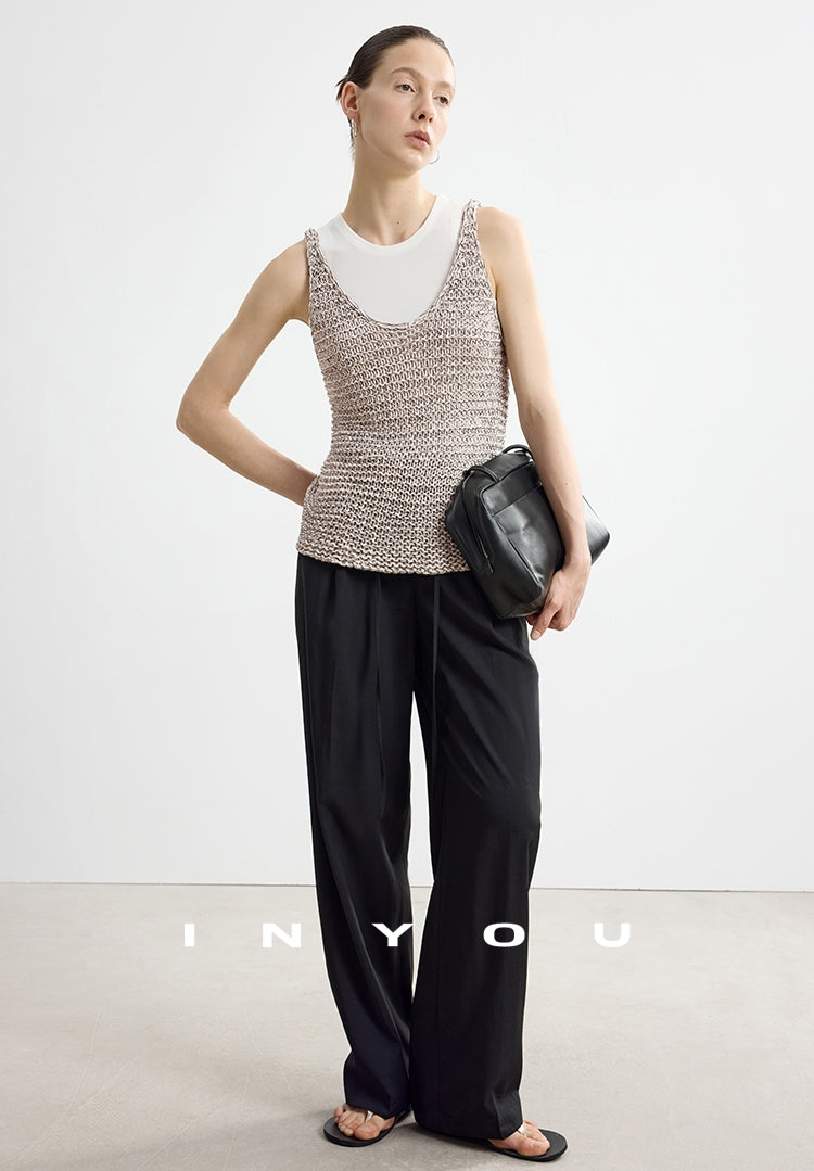 Layered Hollow Suspender Vest_BDHL7592