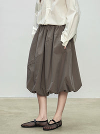 High Waist Balloon Skirt_BDHL7082