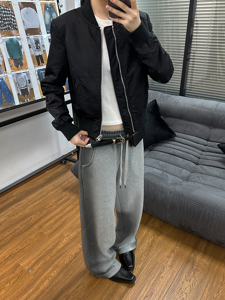 Unisex Thick Loose Sweat Pants_BDHL6646