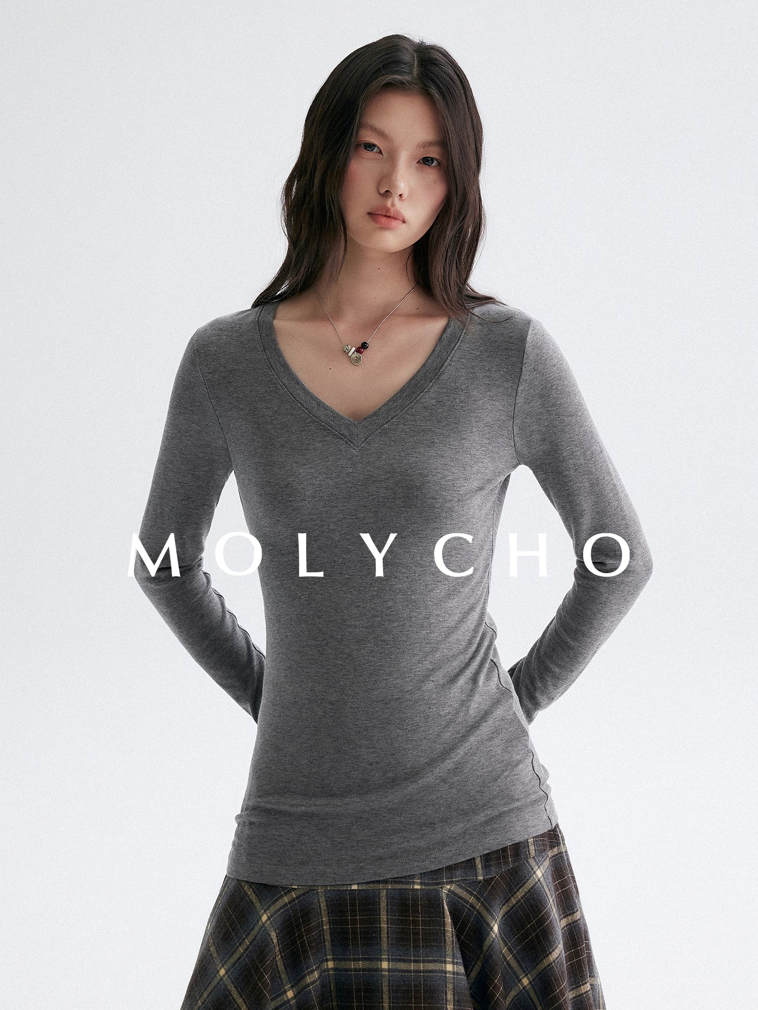 V領修身上衣_BDHL7949