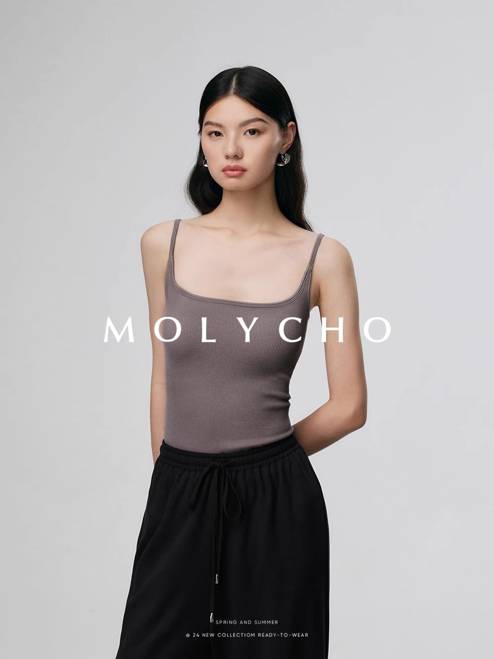 Slim-Fit Simple Camisole_BDHL7411