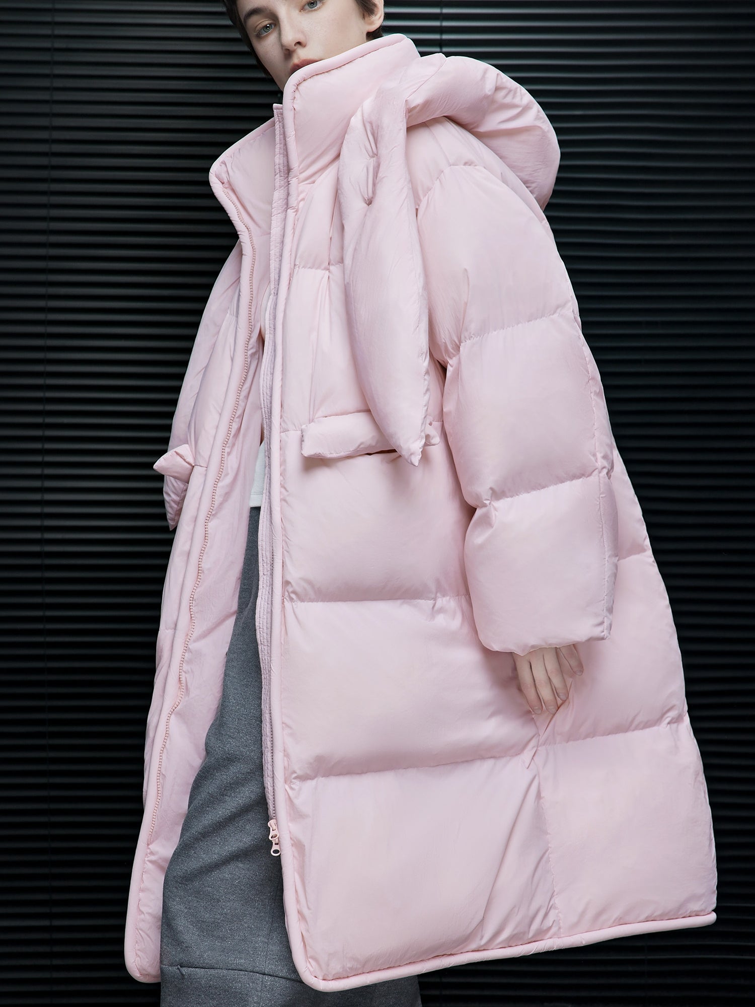 中長連帽羽絨外套_BDHL8072