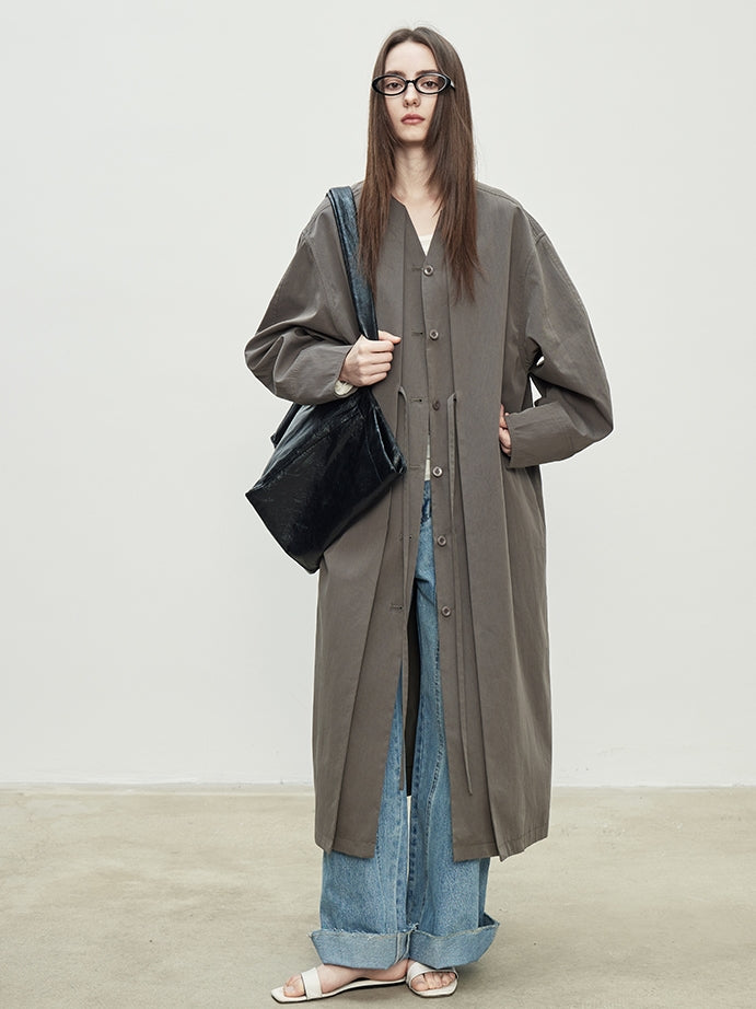 Fake Two-Piece Mid-Length Jacket_BDHL7188