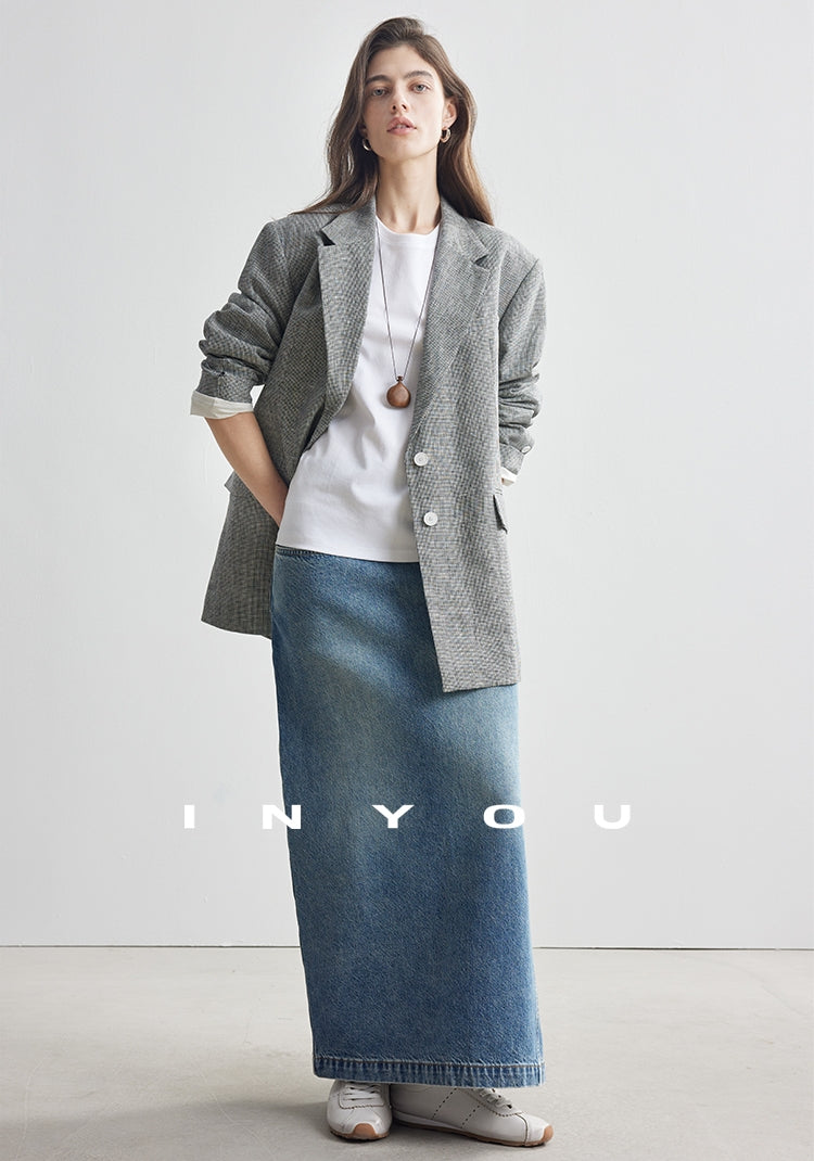 Staggered Lattice Suit Jacket_BDHL7173