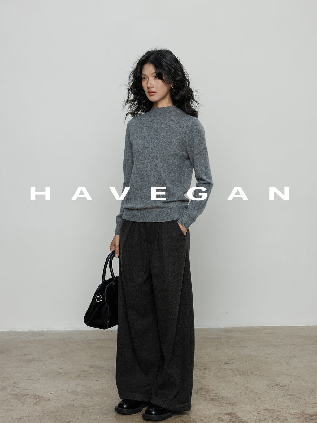 半高領針織上衣_BDHL7885