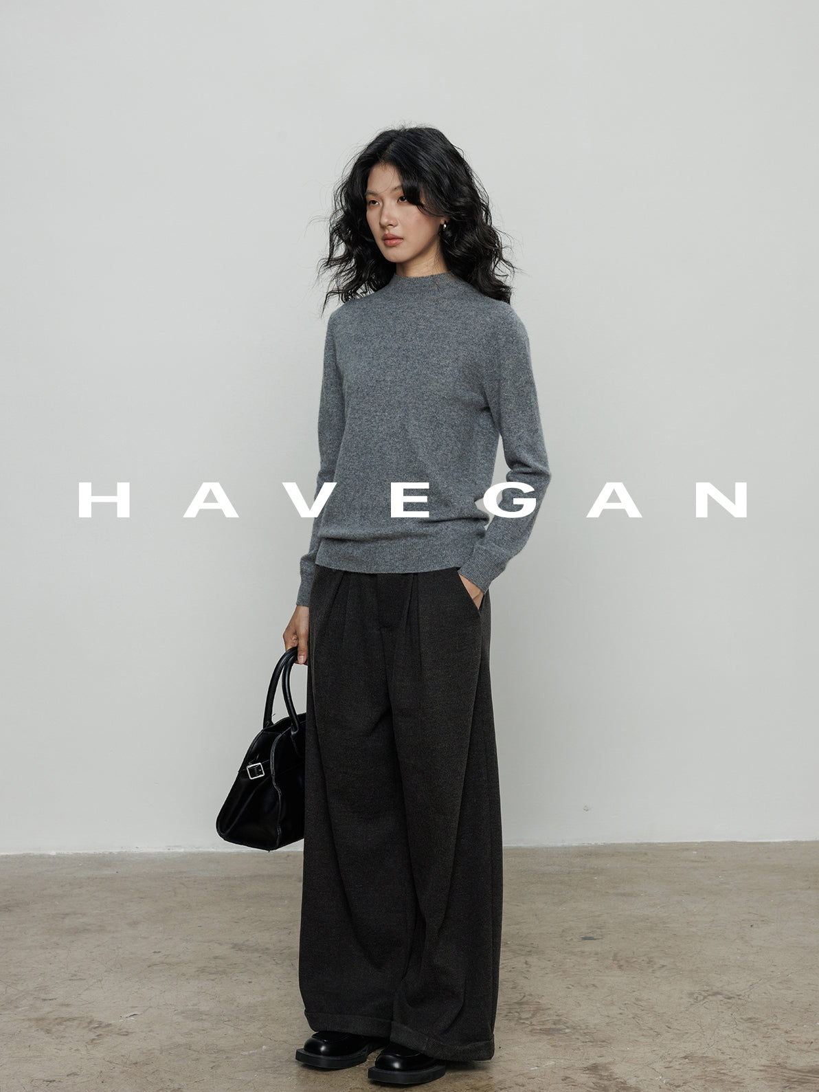 半高領針織上衣_BDHL7885