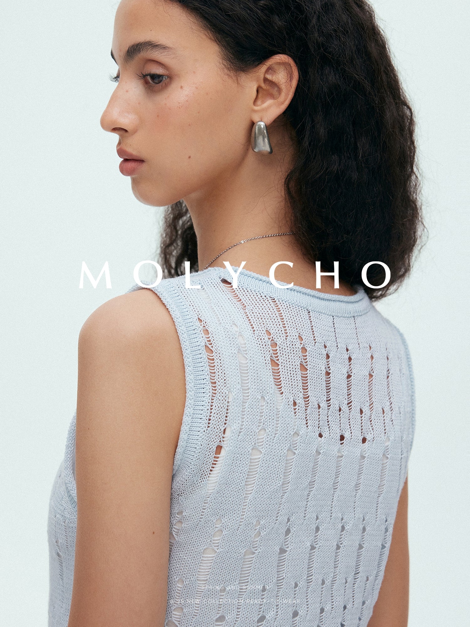 Henry Neck Tank Top Or White Tank Top_BDHL7515