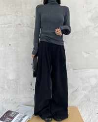 Retro Corduroy Wide Leg Pants_BDHL5309