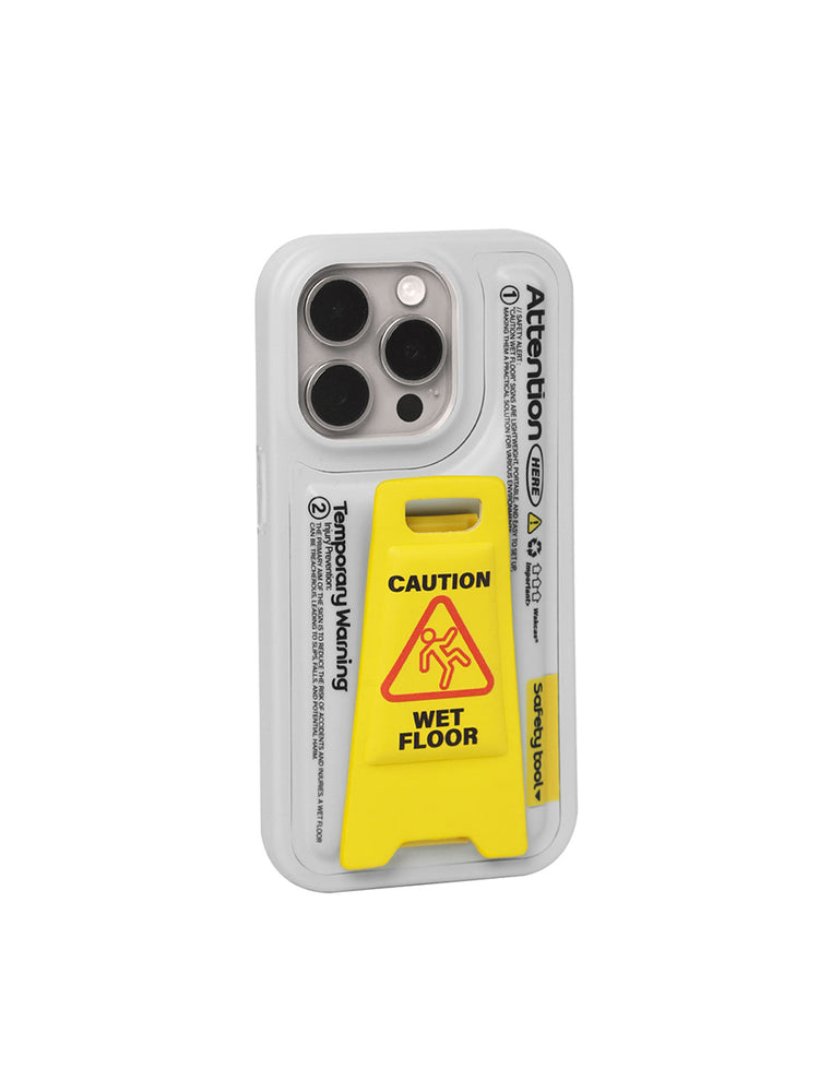 Caution Wet Floor iPhone Case_HL3274