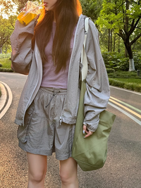 Hoodies Zip Tops Or Pocket Shorts_BDHL7404