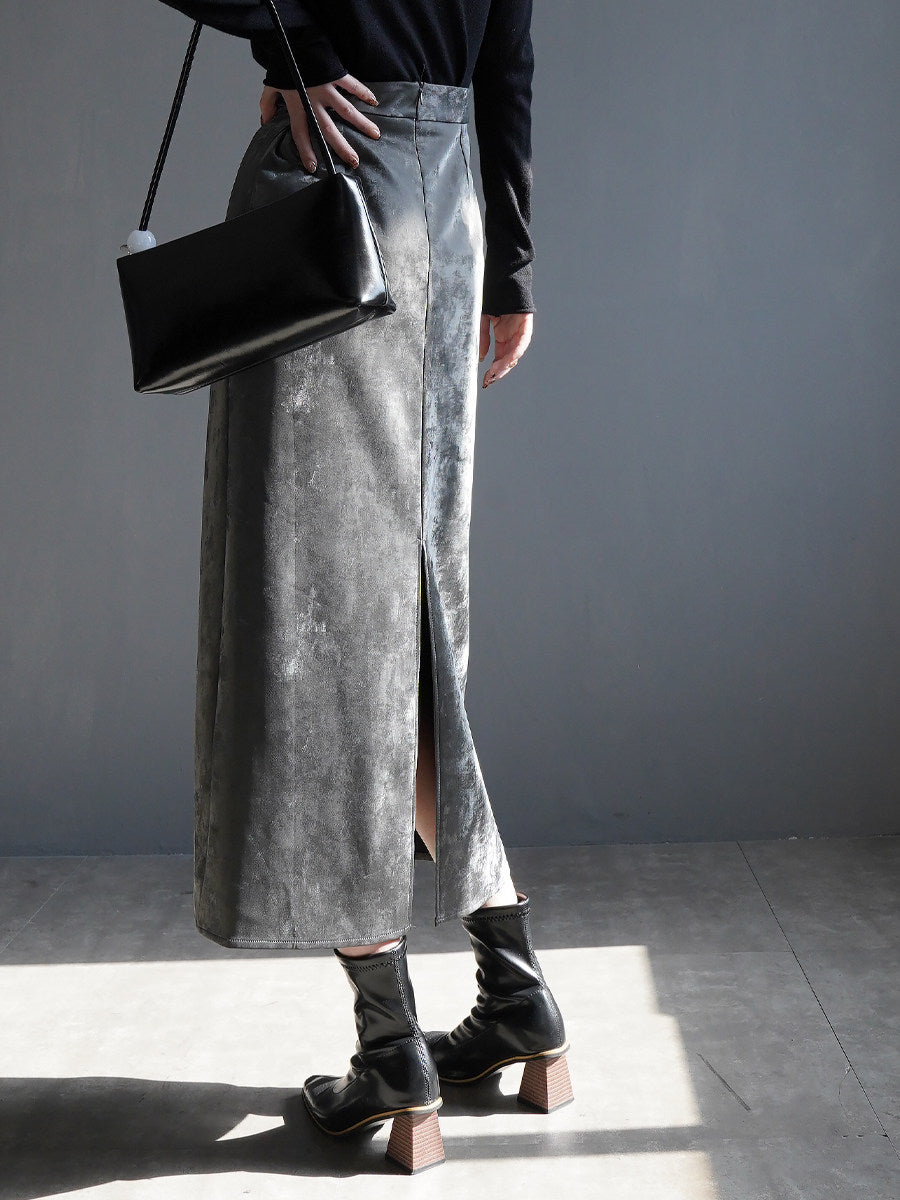 斑駁直筒裙_BDHL8064