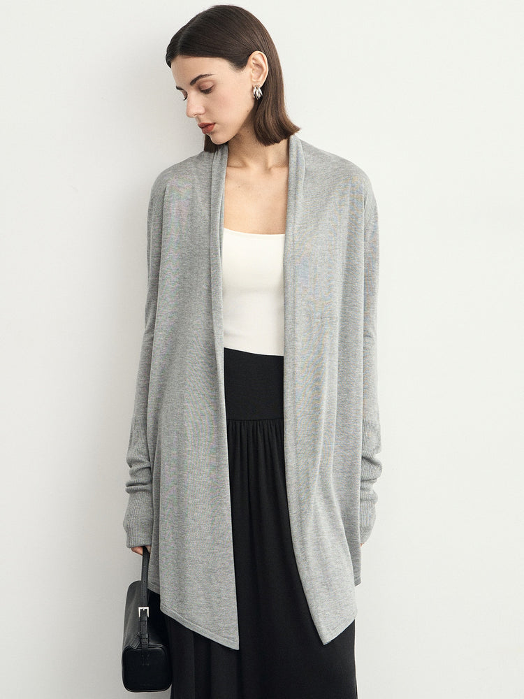 Loose Style Mid-Length Cardigan_BDHL6622