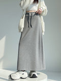 High-Waisted Slit Straight Skirt_BDHL7823
