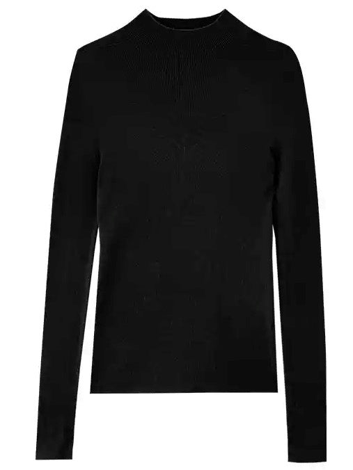 Seamless Half Turtleneck Tops_BDHL6623