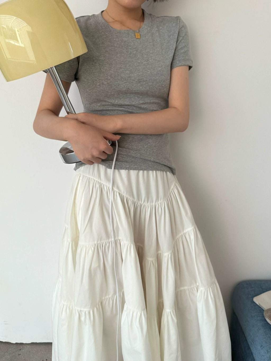 Backless Short-Sleeved Slim Tops_BDHL7595