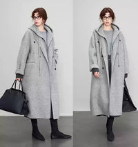 Faux Two-Piece Hooded Long Coat_BDHL6678