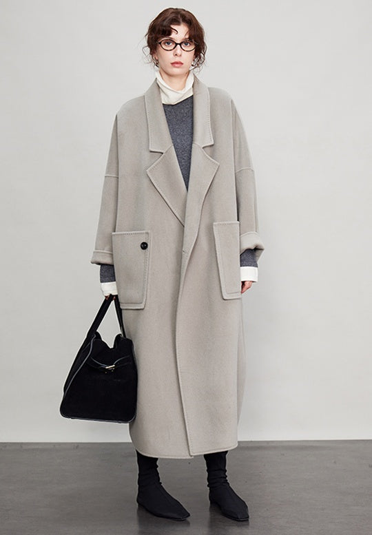 Large Pockets Lazy Long Coat_BDHL6704