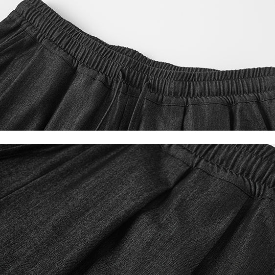 Elastic Waist Gathered Pants_BDHL7587