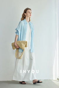 Long Sleeved Thin Loose Shirt_BDHL6145