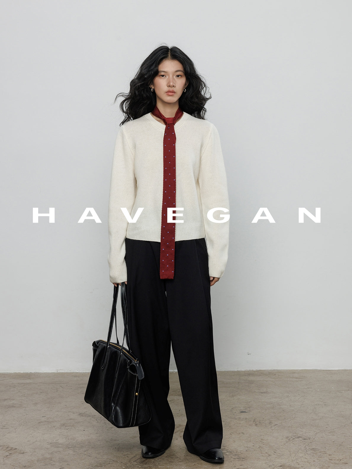 圓領針織開襟衫_BDHL7896