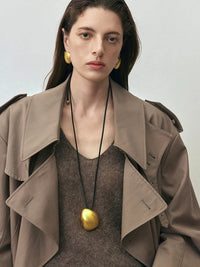 Geometric Pendant Necklace Or Pierced earrings_BDHL7443