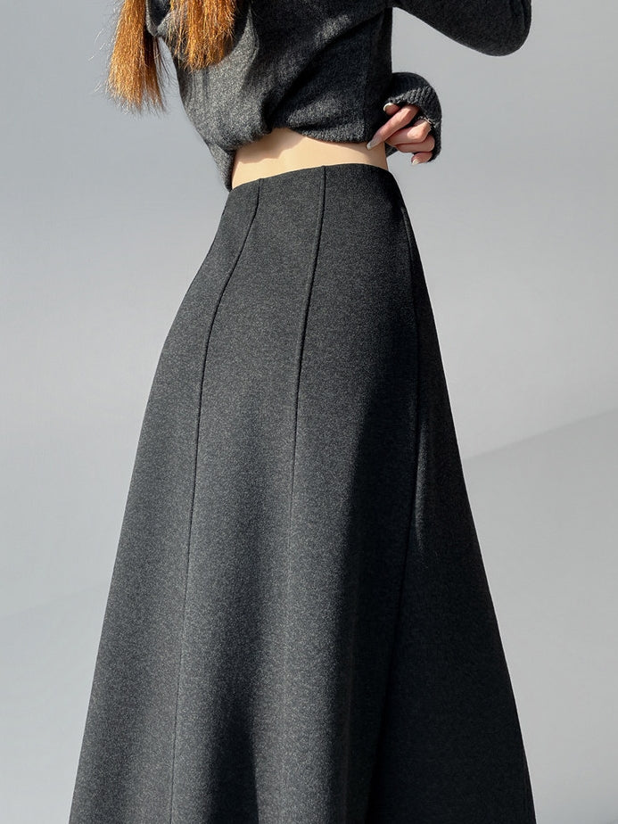 Slimming A-Line Maxi Skirt_BDHL8035