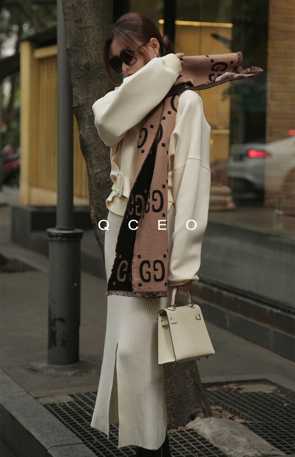 Loose-Fitting Waist Belt Knit_BDHL7149