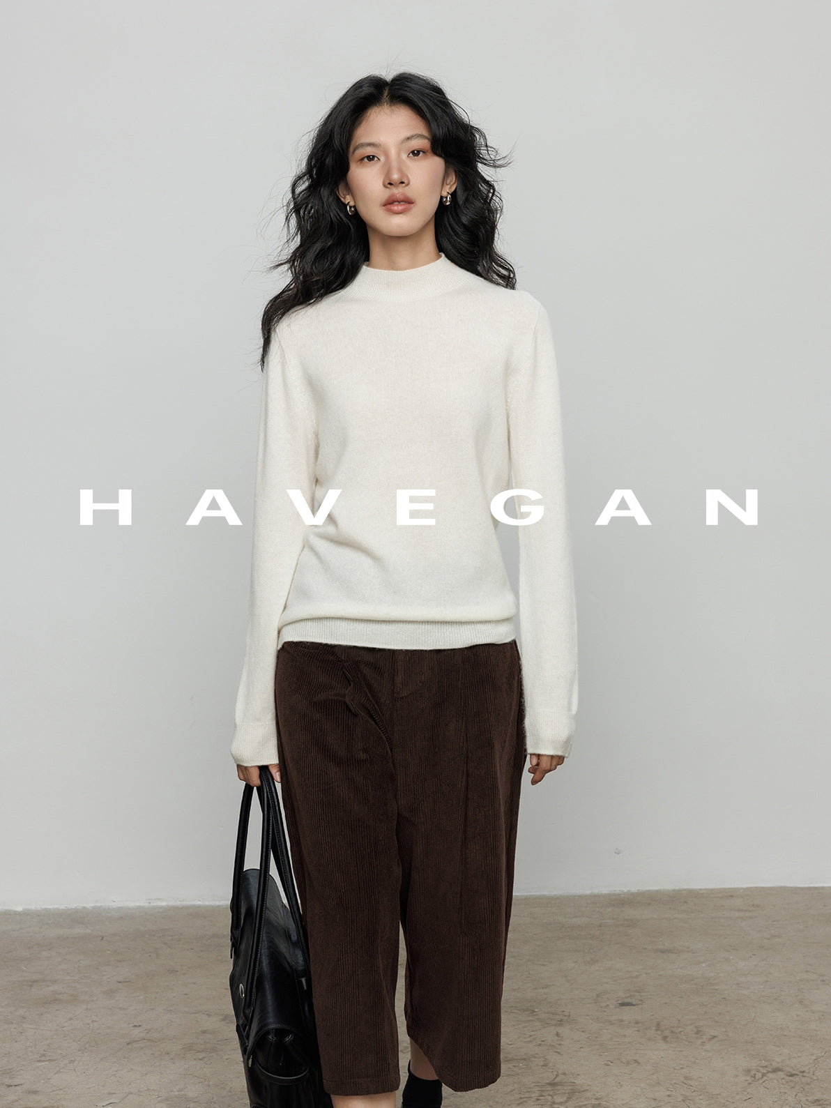 半高領針織上衣_BDHL7885