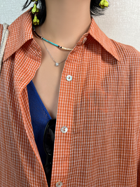 Checked Retro Loose Shirt_BDHL6411